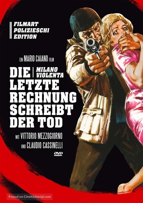 Milano violenta - German DVD movie cover