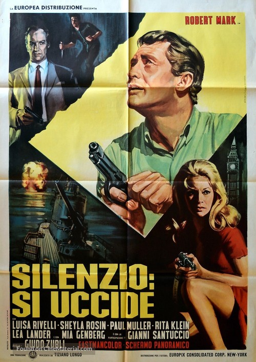 Silenzio: Si uccide - Italian Movie Poster