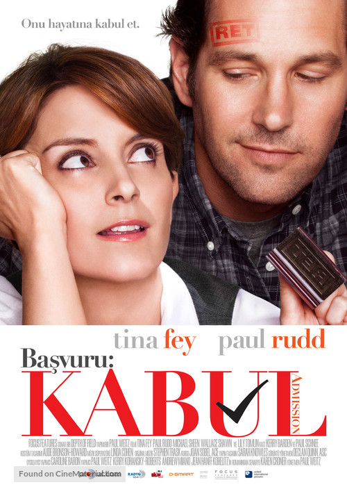 Admission - Turkish Movie Poster