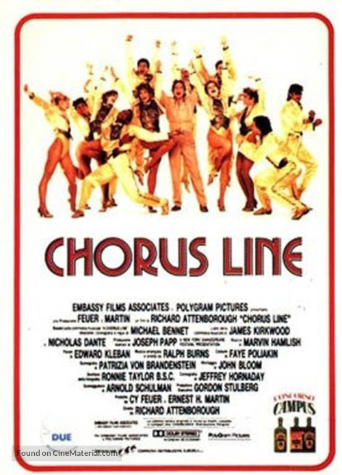 A Chorus Line - Italian Movie Poster