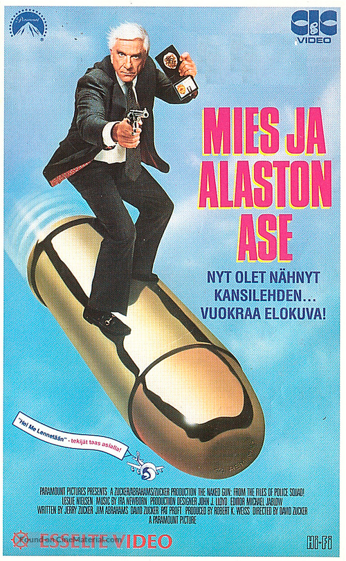 The Naked Gun - Finnish VHS movie cover