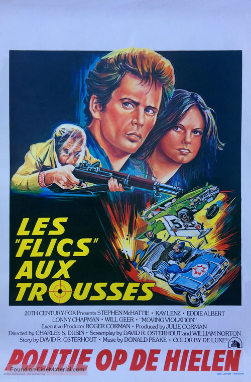 Moving Violation - Belgian Movie Poster