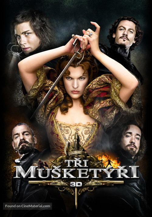The Three Musketeers - Czech DVD movie cover