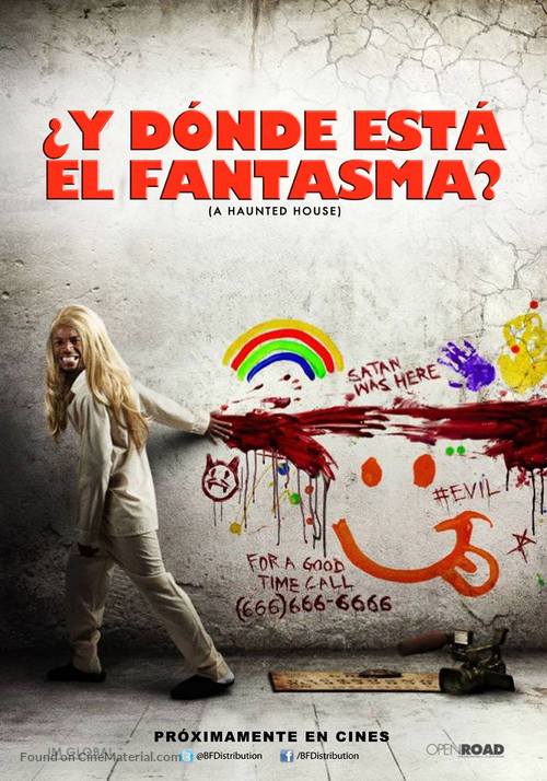A Haunted House - Argentinian Movie Poster