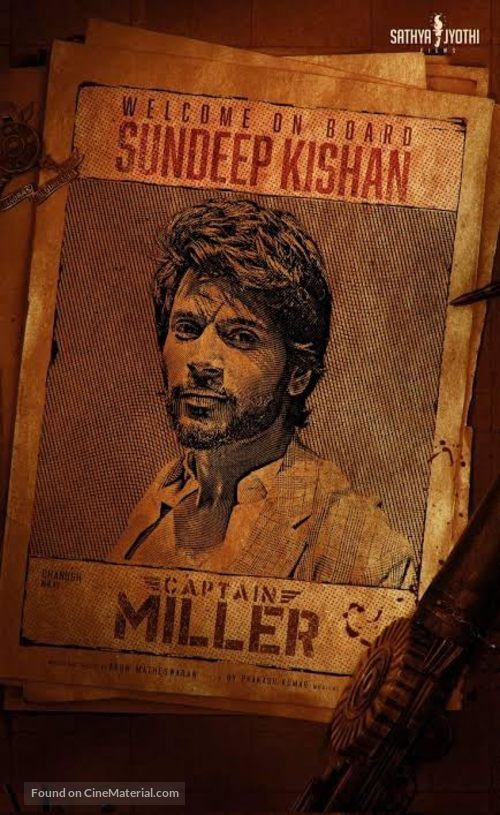 Captain Miller - Indian Movie Poster