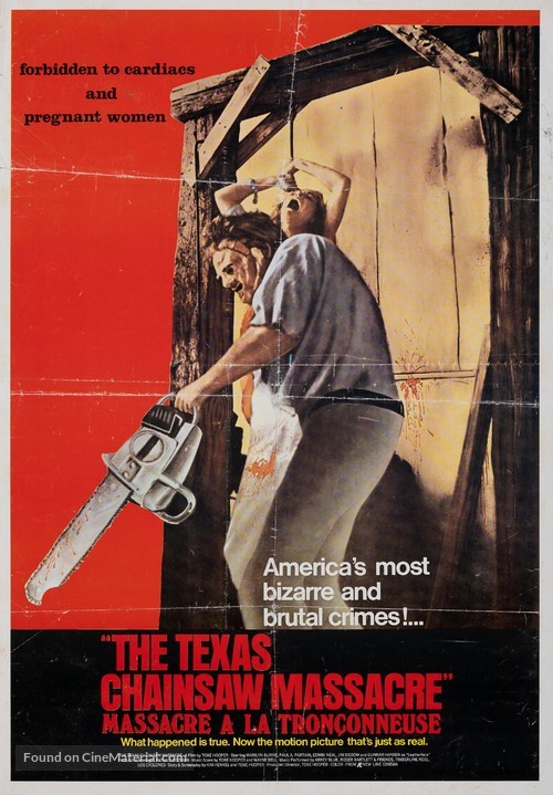 The Texas Chain Saw Massacre - Lebanese Movie Poster