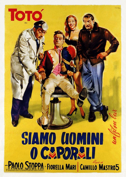 Siamo uomini o caporali - Italian Theatrical movie poster