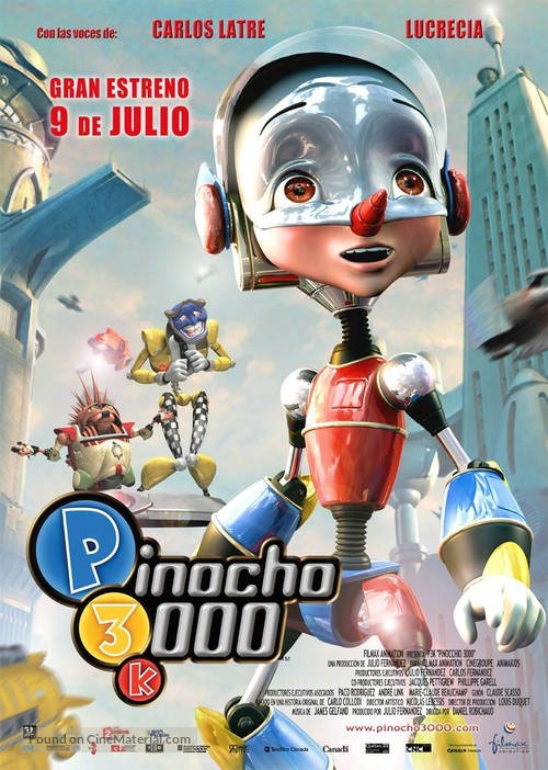 Pinocchio 3000 - Spanish Movie Poster