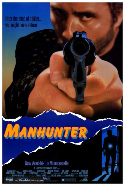 Manhunter - Video release movie poster