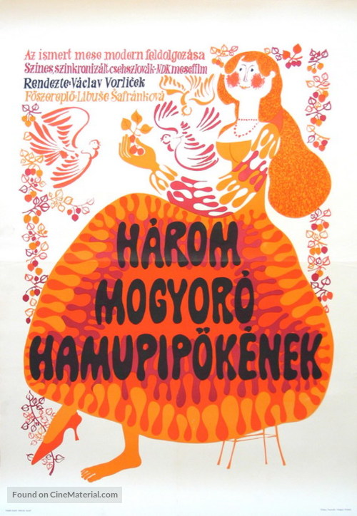 Tri or&iacute;sky pro Popelku - Hungarian Movie Poster