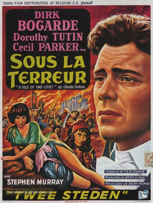 A Tale of Two Cities - Belgian Movie Poster