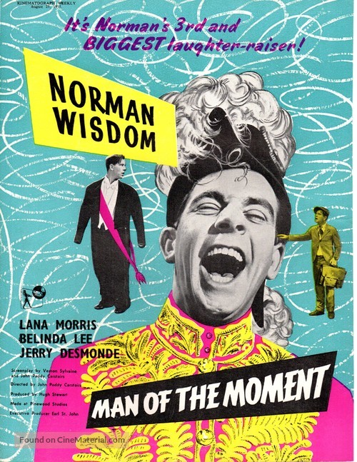 Man of the Moment - British Movie Poster