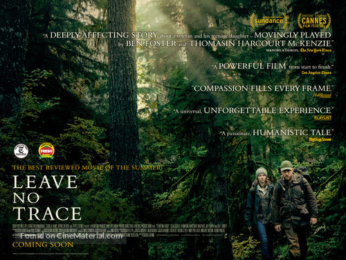 Leave No Trace - British Movie Poster