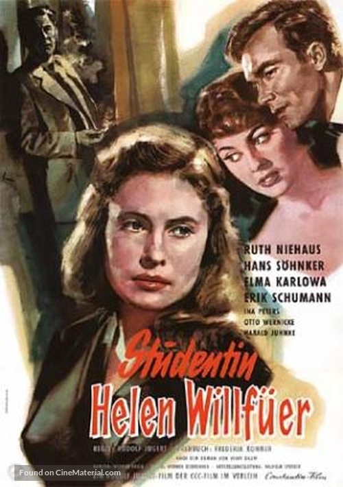 Studentin Helene Willf&uuml;er - German Movie Poster