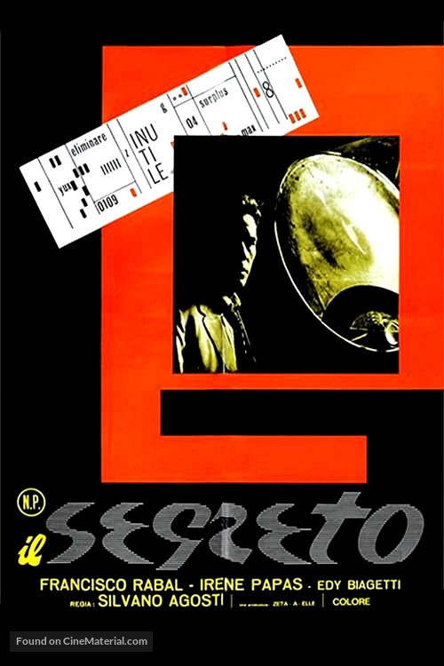 N.P. il segreto - Italian Movie Poster