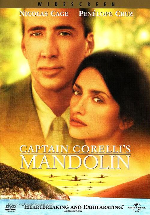 Captain Corelli&#039;s Mandolin - DVD movie cover