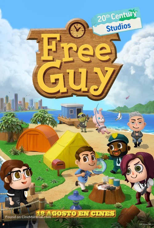 Free Guy - Spanish Movie Poster