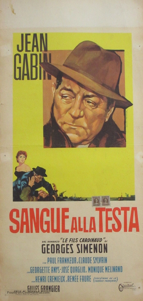 Le sang &agrave; la t&ecirc;te - Italian Movie Poster