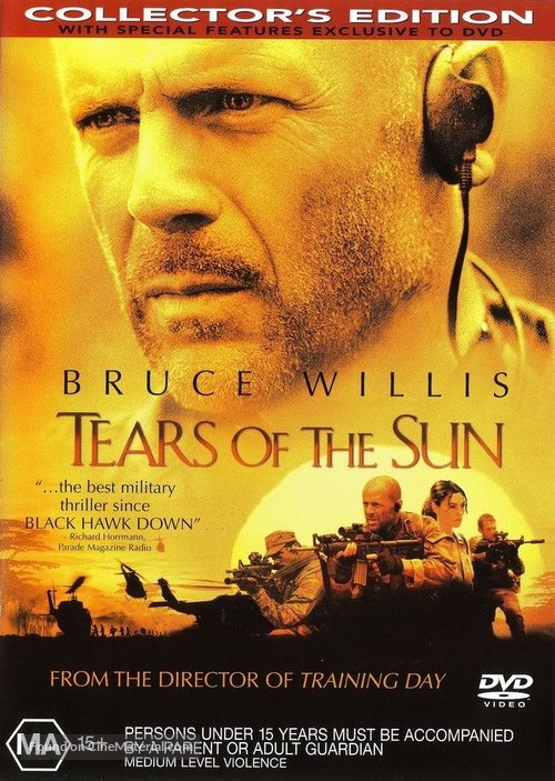 Tears of the Sun - Australian Movie Cover