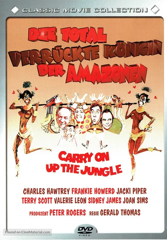 Carry on Up the Jungle - German DVD movie cover