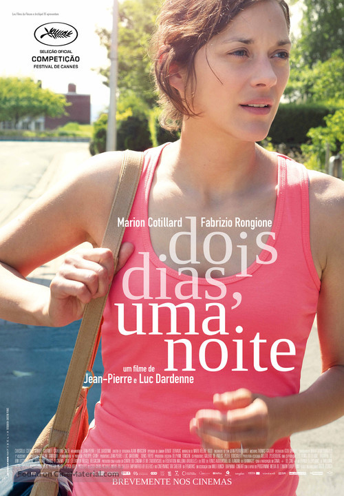 Deux jours, une nuit - Portuguese Movie Poster