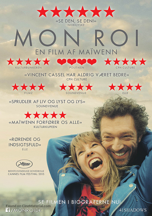 Mon roi - Danish Movie Poster