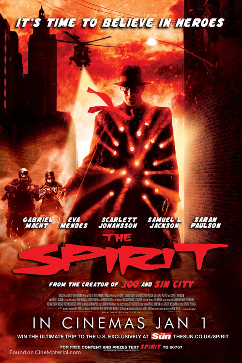 The Spirit - British Movie Poster