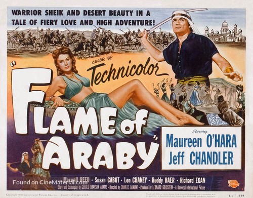 Flame of Araby - Movie Poster