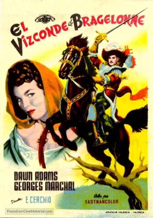 Visconte di Bragelonne, Il - Spanish Movie Poster