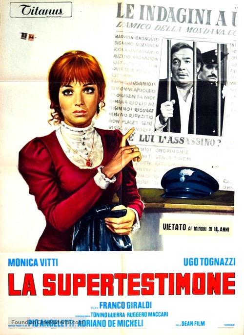 La supertestimone - Italian Movie Poster