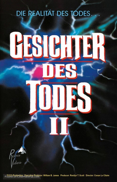 Faces Of Death 2 - German DVD movie cover