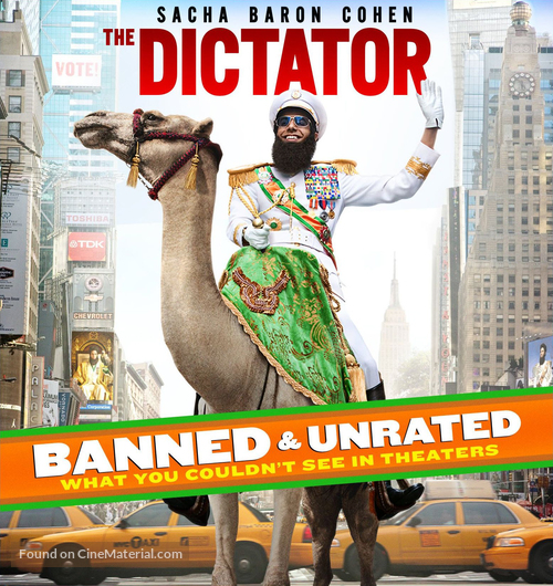 The Dictator - Blu-Ray movie cover