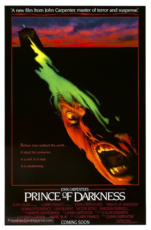 Prince of Darkness - Advance movie poster