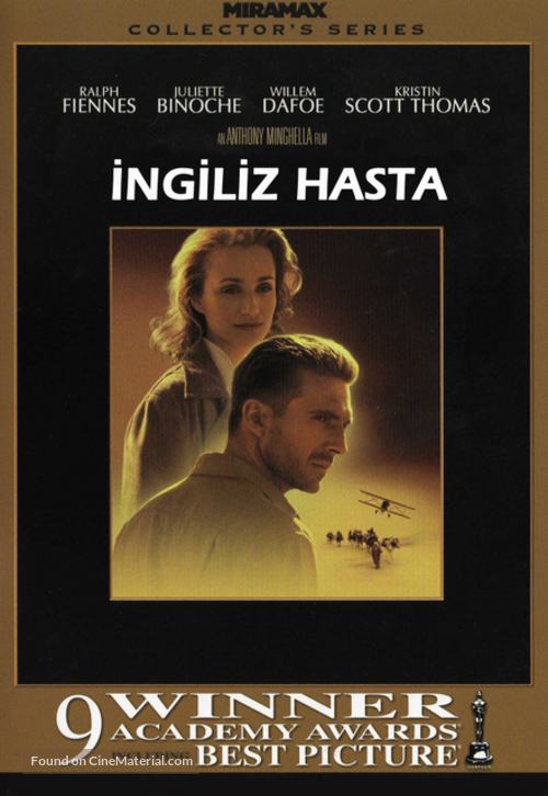 The English Patient - Turkish DVD movie cover