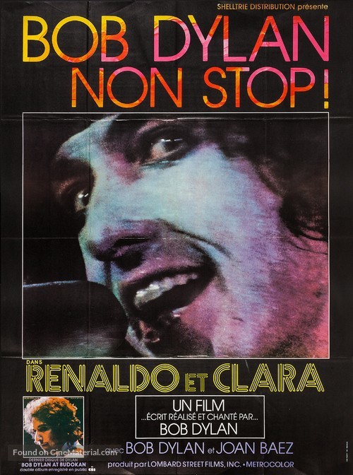 Renaldo and Clara - French Movie Poster