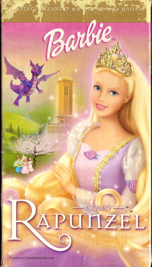 Barbie As Rapunzel - Argentinian Movie Cover