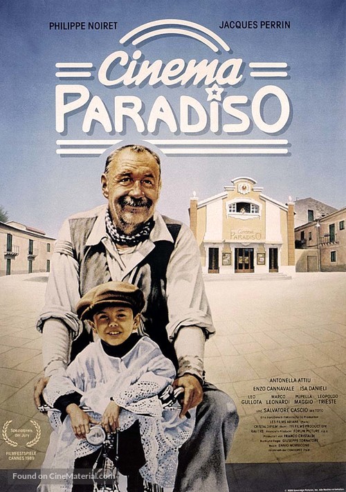 Nuovo cinema Paradiso - German Movie Poster