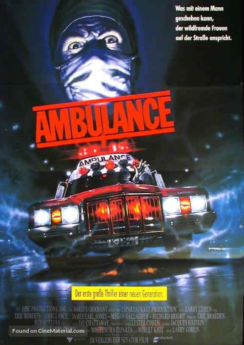 The Ambulance - German Movie Poster