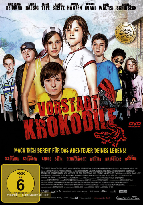 Die Vorstadtkrokodile - German DVD movie cover