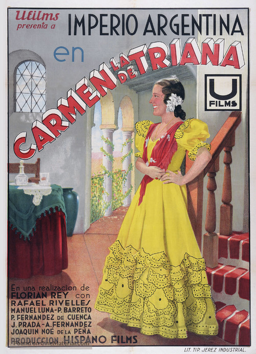 Carmen, la de Triana - Spanish Movie Poster