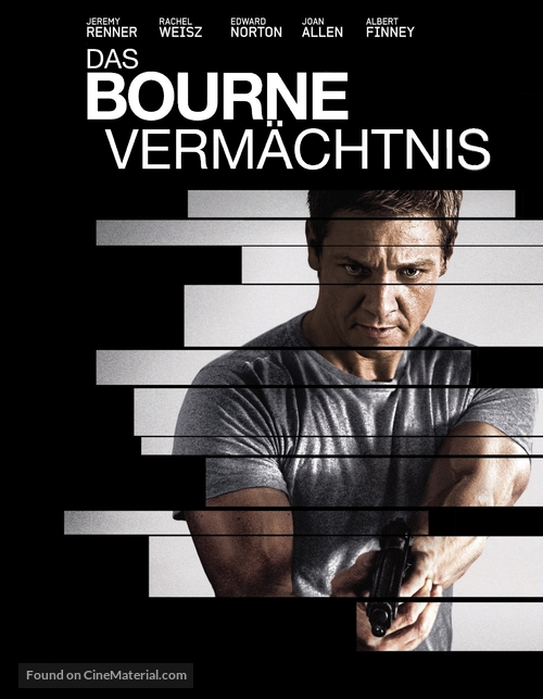 The Bourne Legacy - German Blu-Ray movie cover