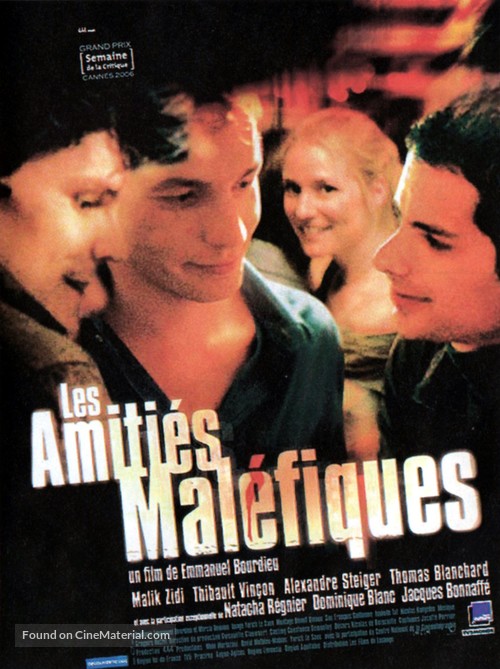 Les amiti&eacute;s mal&eacute;fiques - French Movie Poster