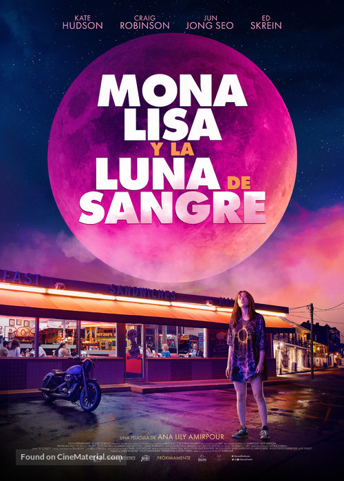 Mona Lisa and the Blood Moon - Spanish Movie Poster