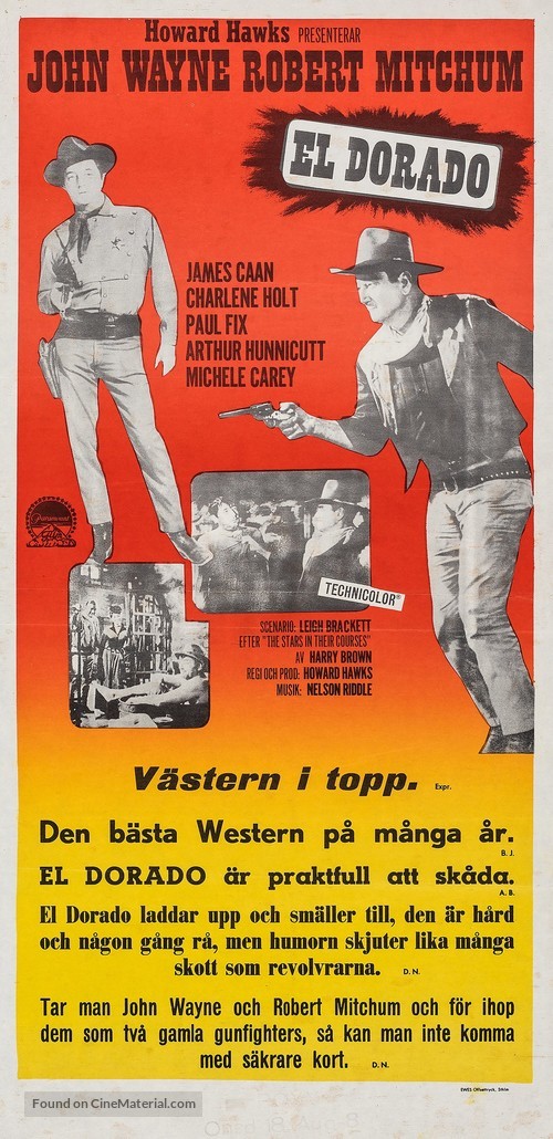 El Dorado - Swedish Movie Poster