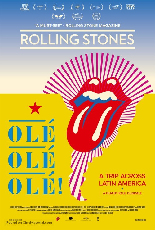 The Rolling Stones Ol&eacute;, Ol&eacute;, Ol&eacute;!: A Trip Across Latin America - Movie Poster