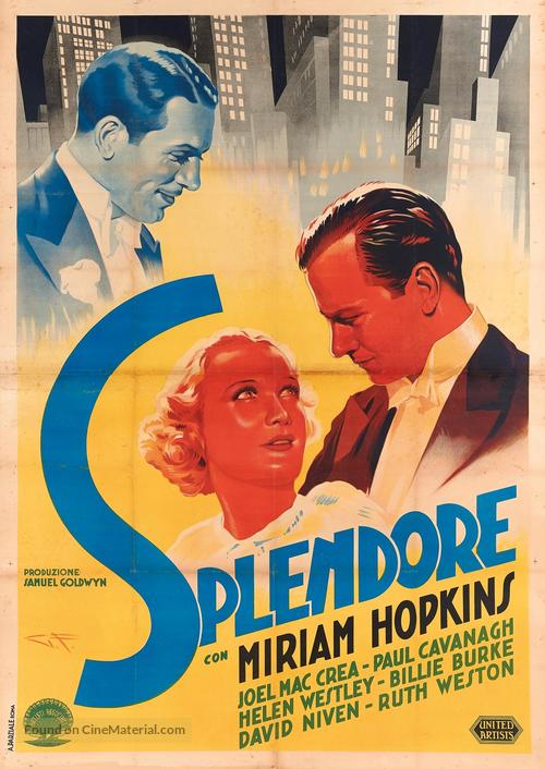 Splendor - Italian Movie Poster