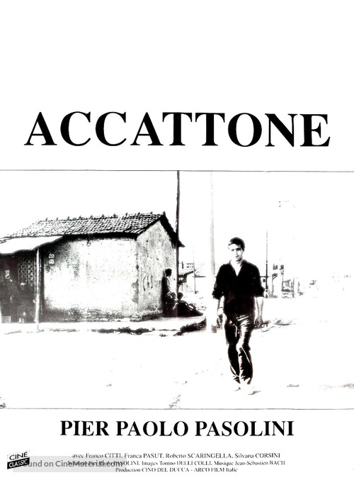 Accattone - French Movie Poster