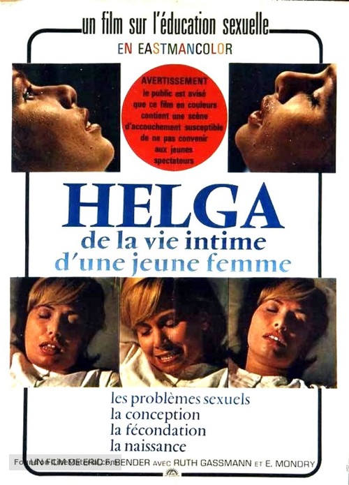 Helga - Vom Werden des menschlichen Lebens - French Movie Poster