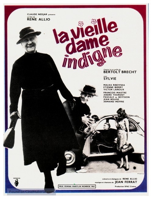 La vieille dame indigne - French Movie Poster