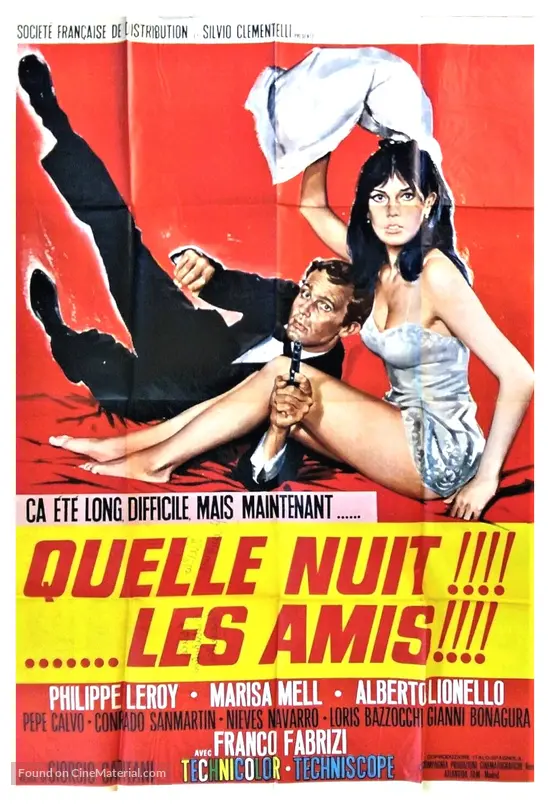 Che notte ragazzi! - French Movie Poster